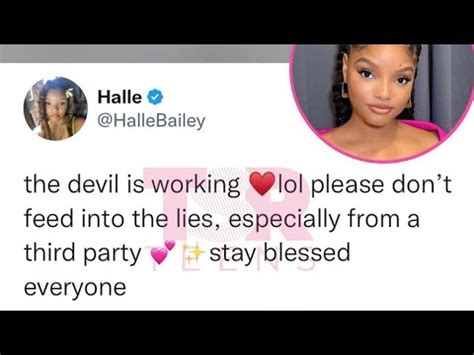 Halle Bailey Responds To Rubi Roses Leaked DMs